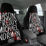 Horror Classics Jason, Michael, Freddy, Norman & Me -Car Seat Cover