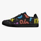 Virtual Teaching Warrior - Low-Top Leather Sneakers - White/Black - HROC Gear & Apparel